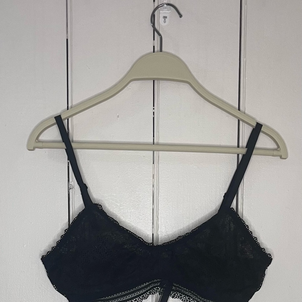 Lace Bralette in Black